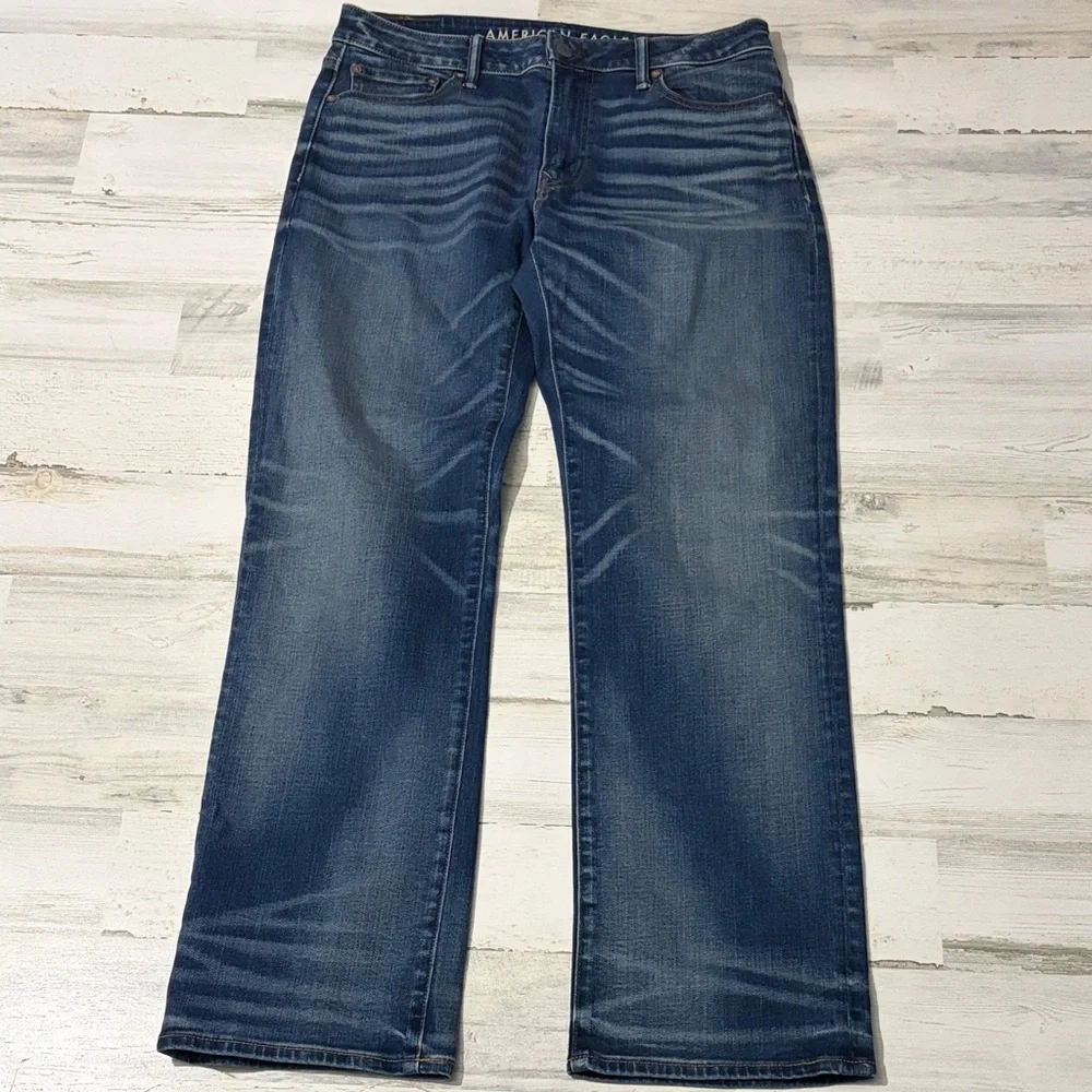 American Eagle Outfitters Men's Original Bootcut Jeans Size 33 - Picture 2 of 9